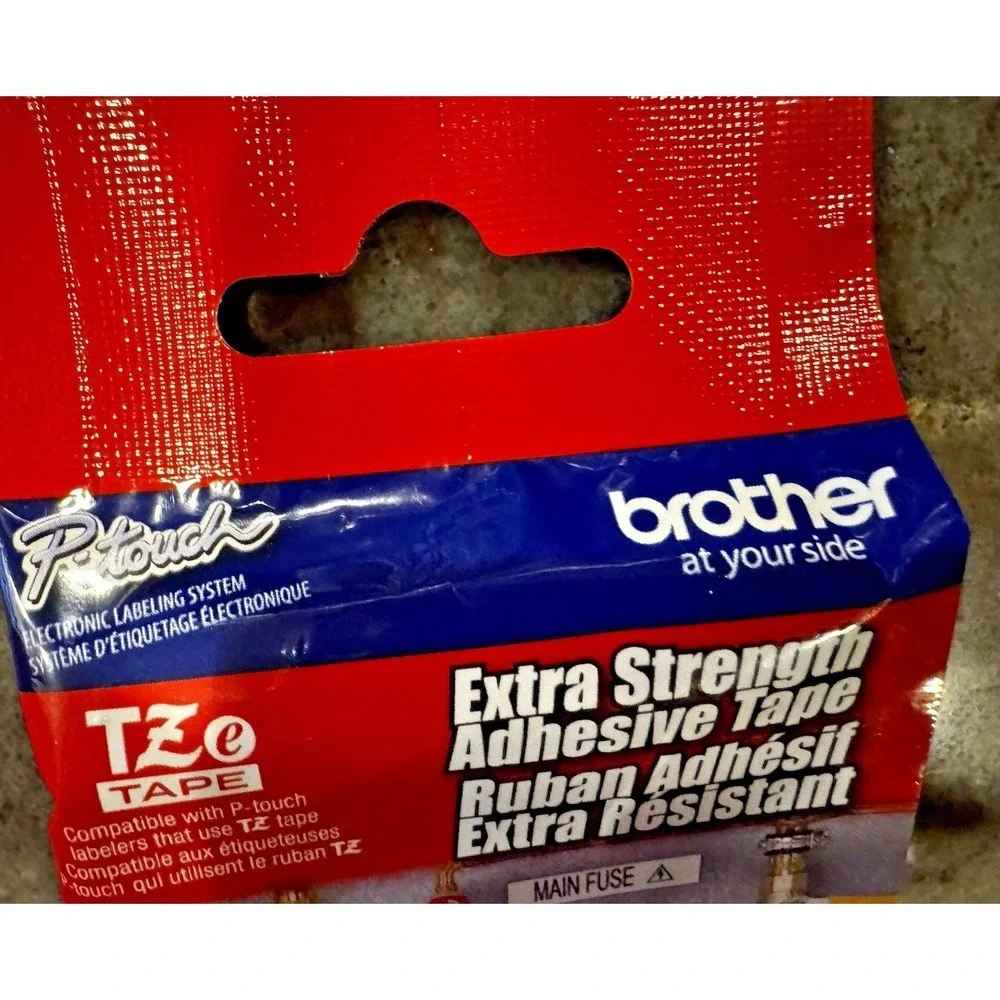 Brother P-Touch TZe-S221 Extra Strength Label Tape 3/8